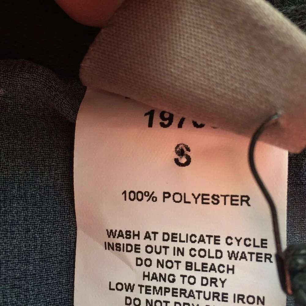 Simply Art by Dolcezza Sheer Jacket Small Multicolor Paris Zip Long Sleeve NWT - Picture 7 of 8